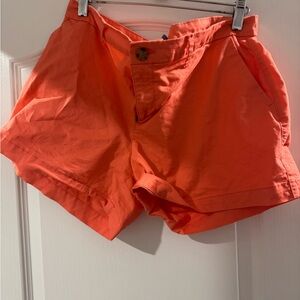 Old navy orange shorts size 10
